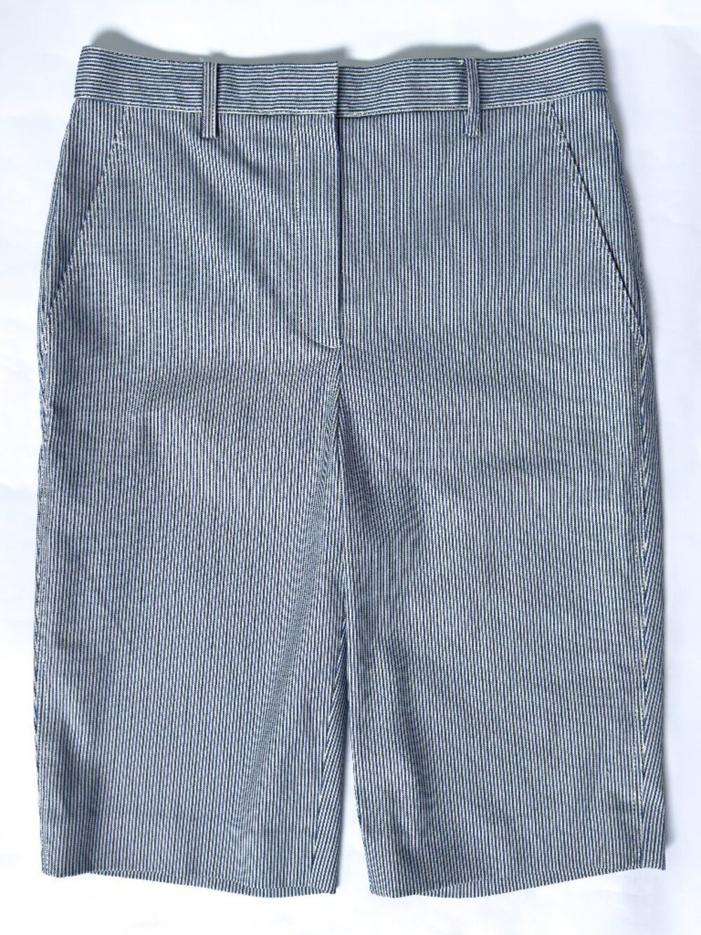 Theory Women’s Pinstriped Tailored Bermuda Shorts